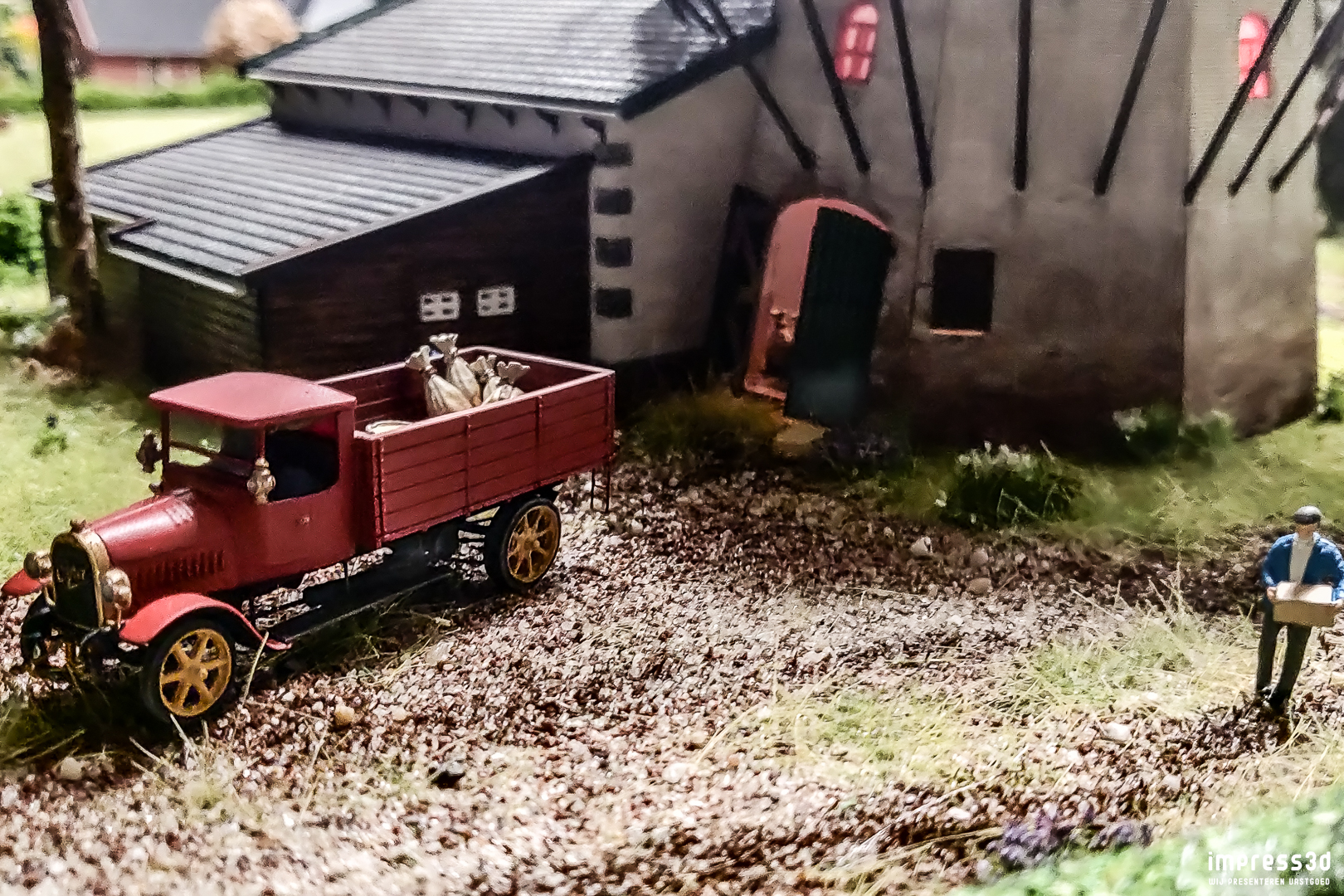 Diorama Ermelo, molen De Koe