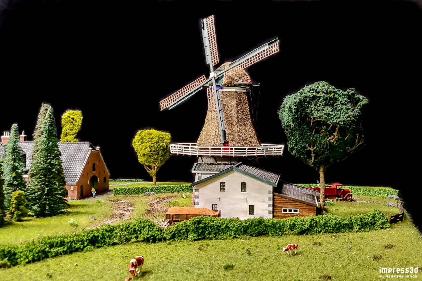 Diorama Ermelo, molen De Koe
